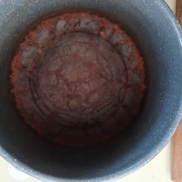 #5 VINTAGE Graniteware Dual Handled Country Pot - Picture 7 of 9